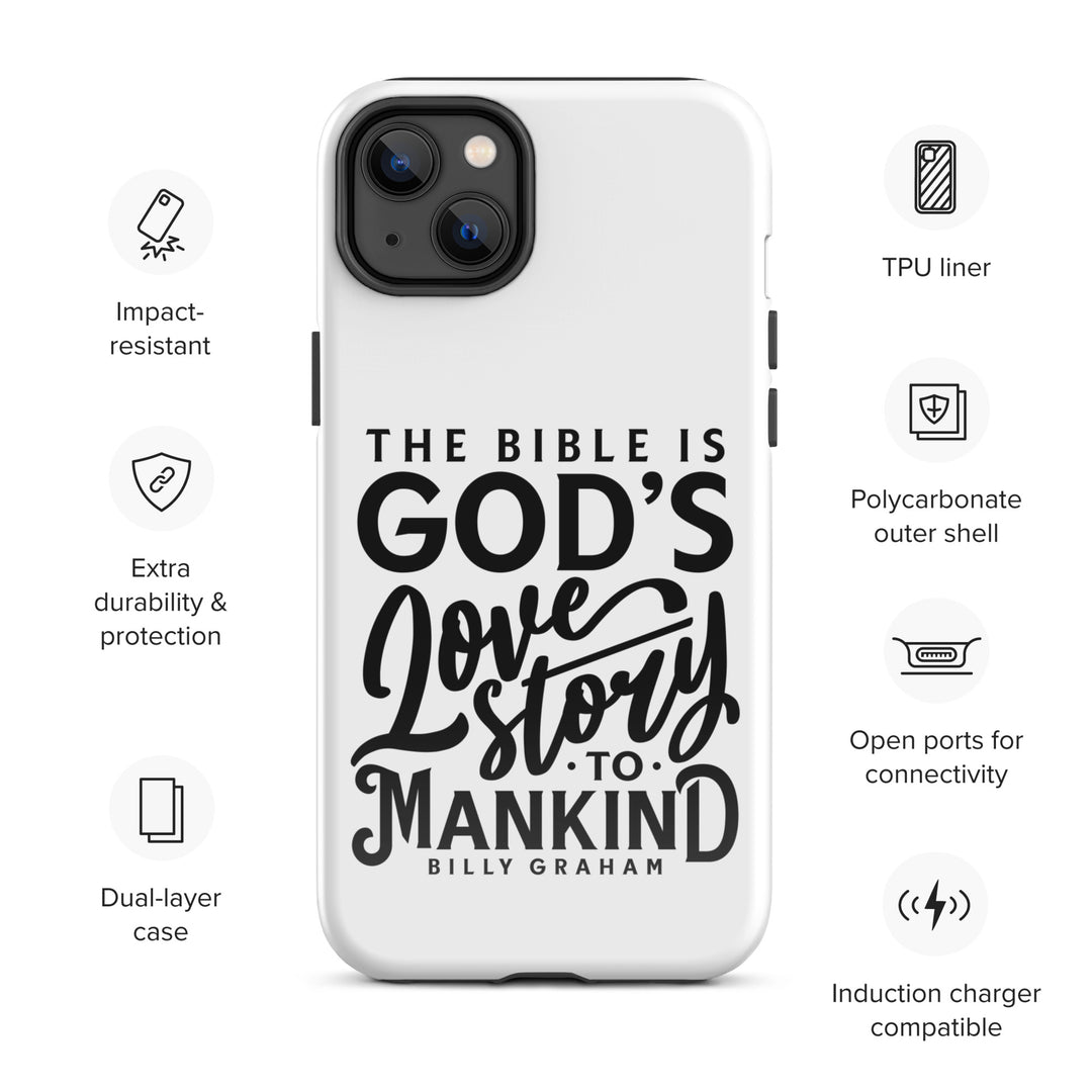 Christian Phone Case God's Love Story White for iPhone® iPhone® Phone Cases   