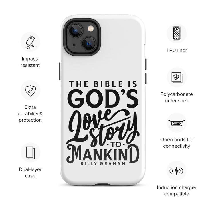 Christian Phone Case God's Love Story White for iPhone® iPhone® Phone Cases   