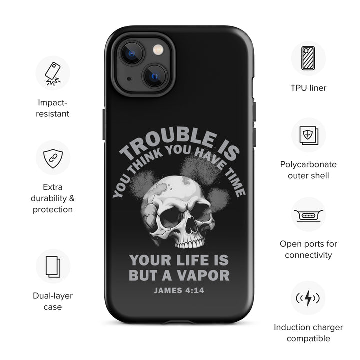 Christian Phone Case Life Is Vapor Black for iPhone® iPhone® Phone Cases   