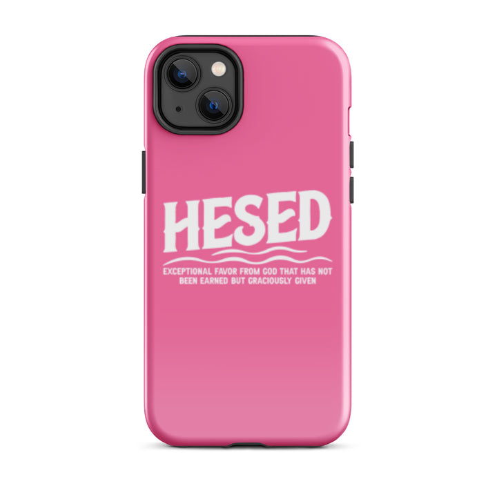 Christian Phone Case Hesed Exceptional Favor Pink for iPhone® iPhone® Phone Cases Glossy iPhone 14 Plus 