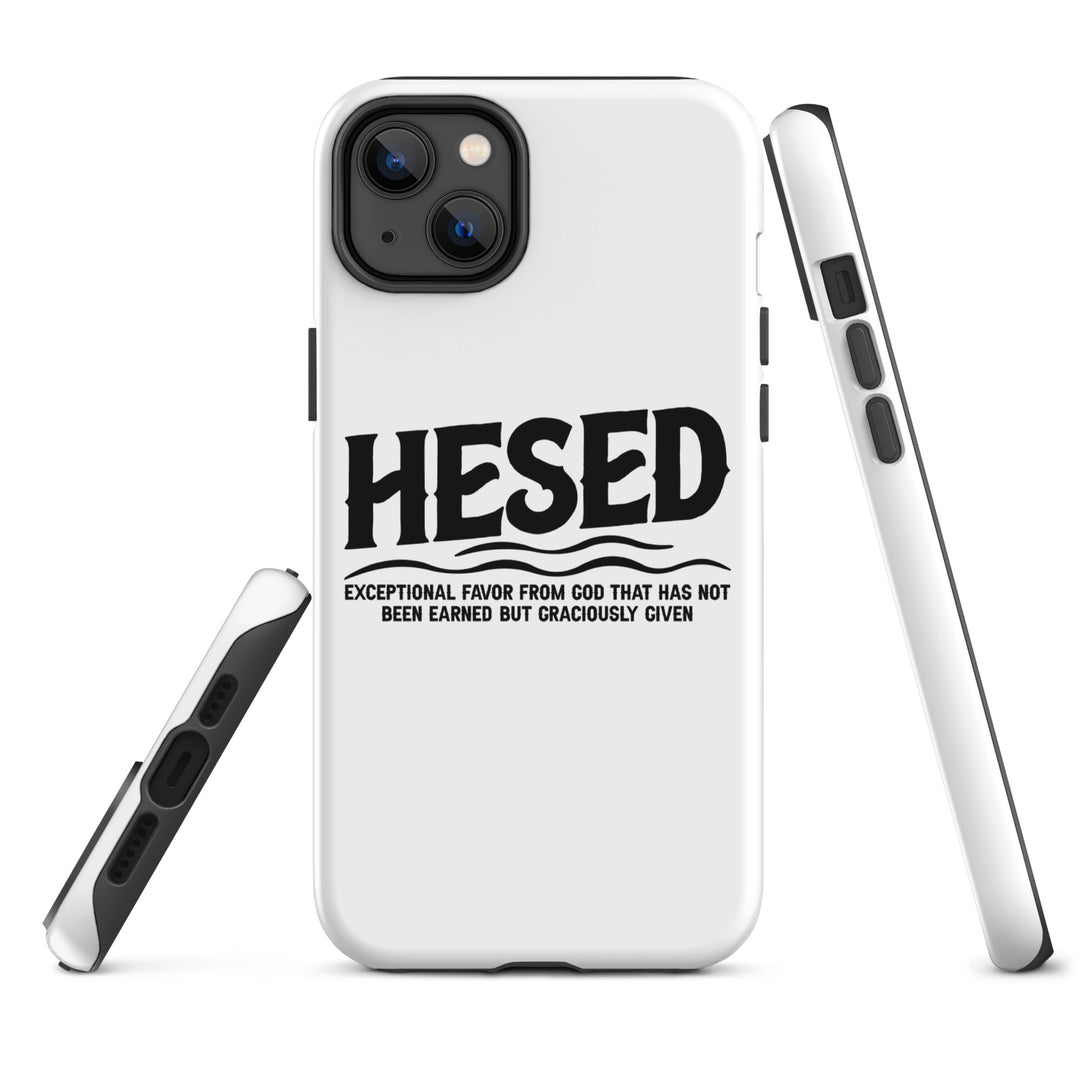 Christian Phone Case Hesed Exceptional Favor White for iPhone® iPhone® Phone Cases   