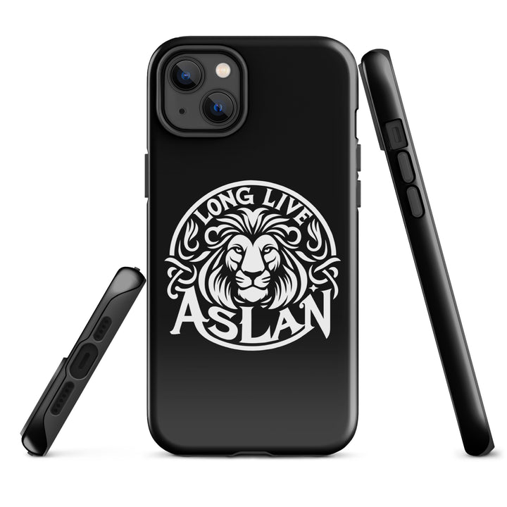 Christian Phone Case Long Live Aslan Black for iPhone® iPhone® Phone Cases   