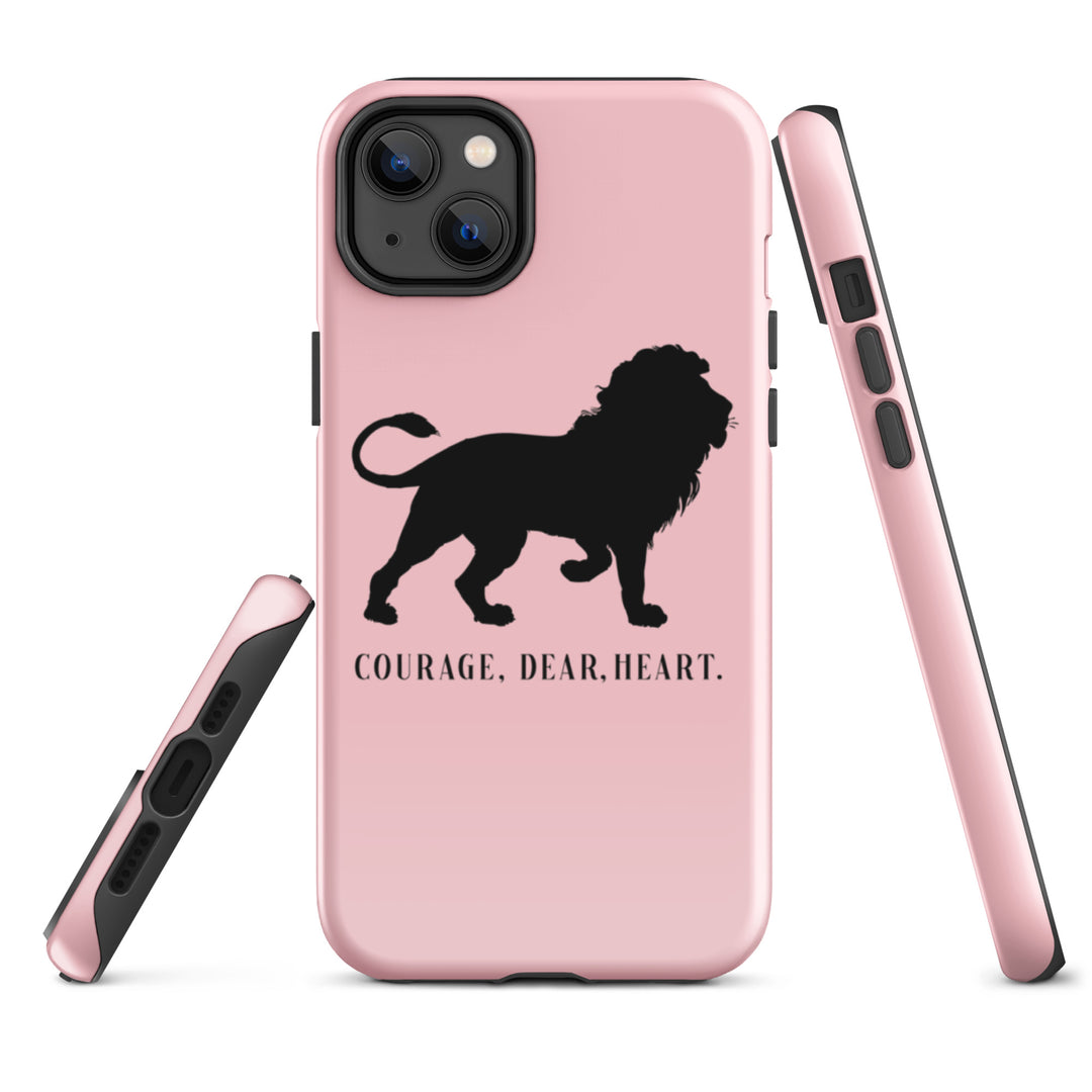 Christian Phone Case Courage Dear Heart Pink for iPhone® iPhone® Phone Cases   