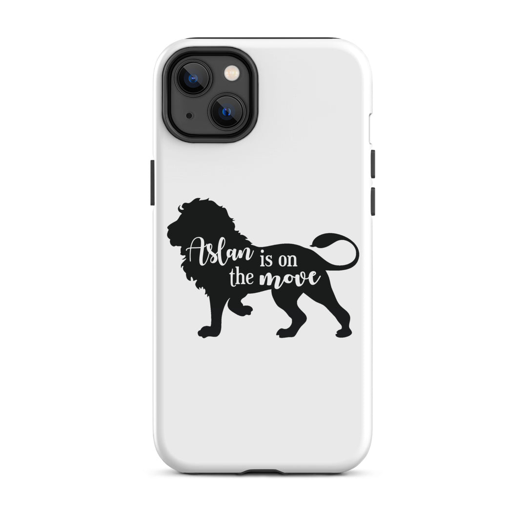 Christian Phone Case Aslan Is On The Move White for iPhone® iPhone® Phone Cases Glossy iPhone 14 Plus 