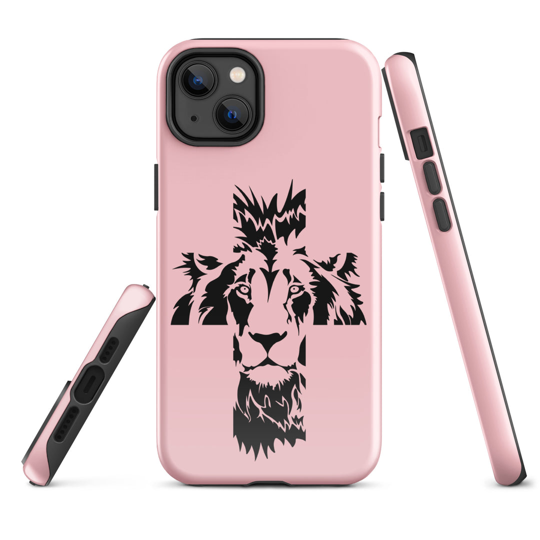 Christian Phone Case Aslan Cross Pink for iPhone® iPhone® Phone Cases   