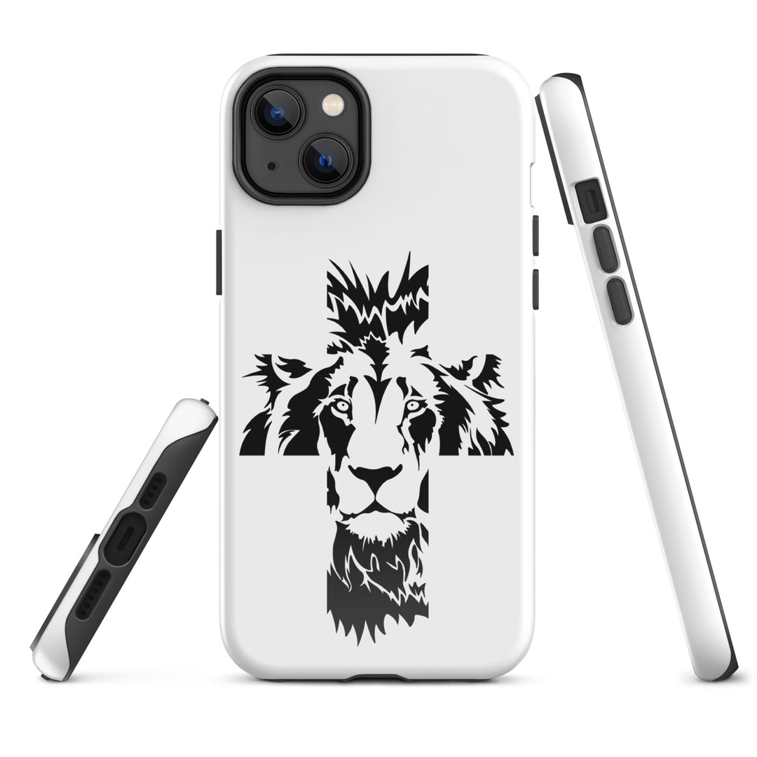 Christian Phone Case Aslan Cross White for iPhone® iPhone® Phone Cases   