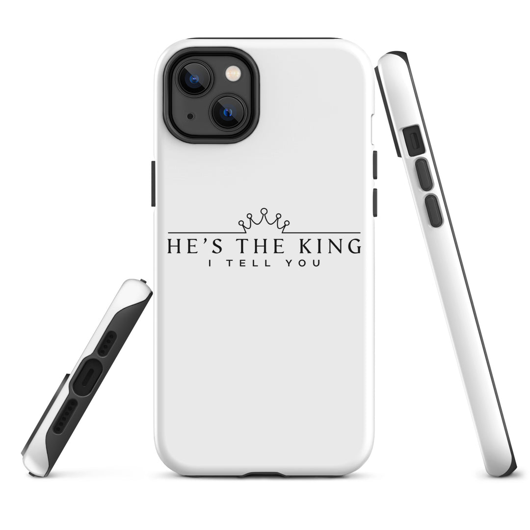 Christian Phone Case He's The King White for iPhone® iPhone® Phone Cases   