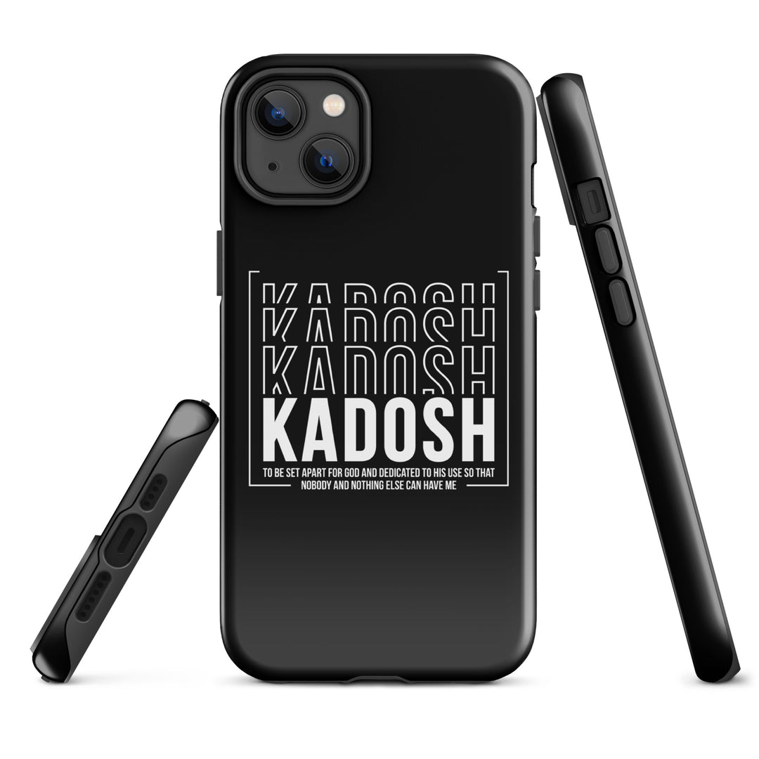 Christian Phone Case Kadosh Dedicated To His Use Black for iPhone® iPhone® Phone Cases   