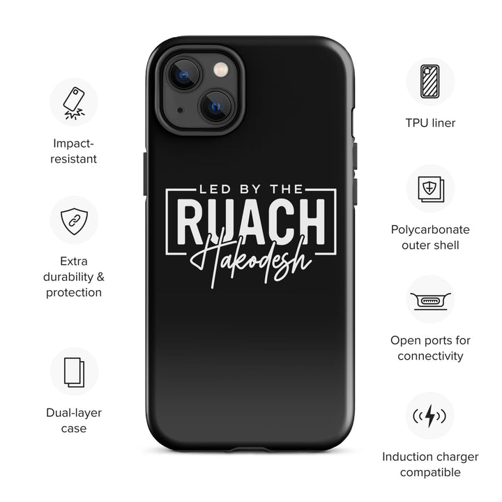 Christian Phone Case Led By Ruach Hakodesh Black for iPhone® iPhone® Phone Cases   