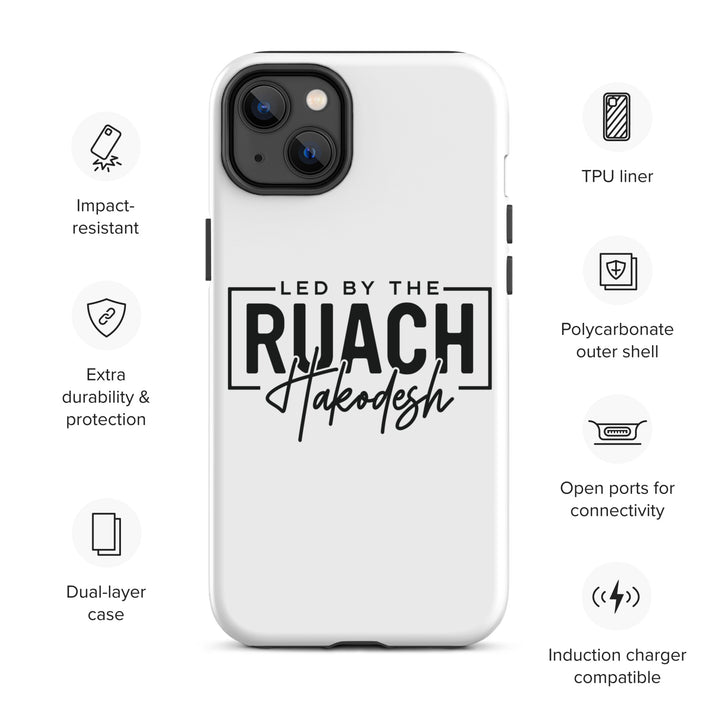 Christian Phone Case Led By Ruach Hakodesh White for iPhone® iPhone® Phone Cases   