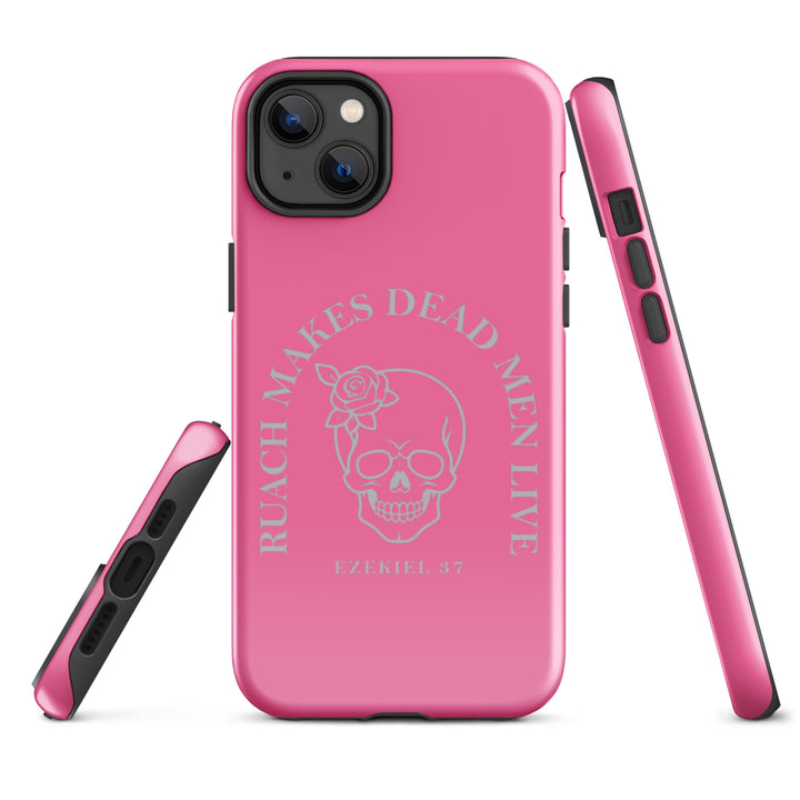 Christian Phone Case Ruach Makes Dead Men Live Pink for iPhone® iPhone® Phone Cases   