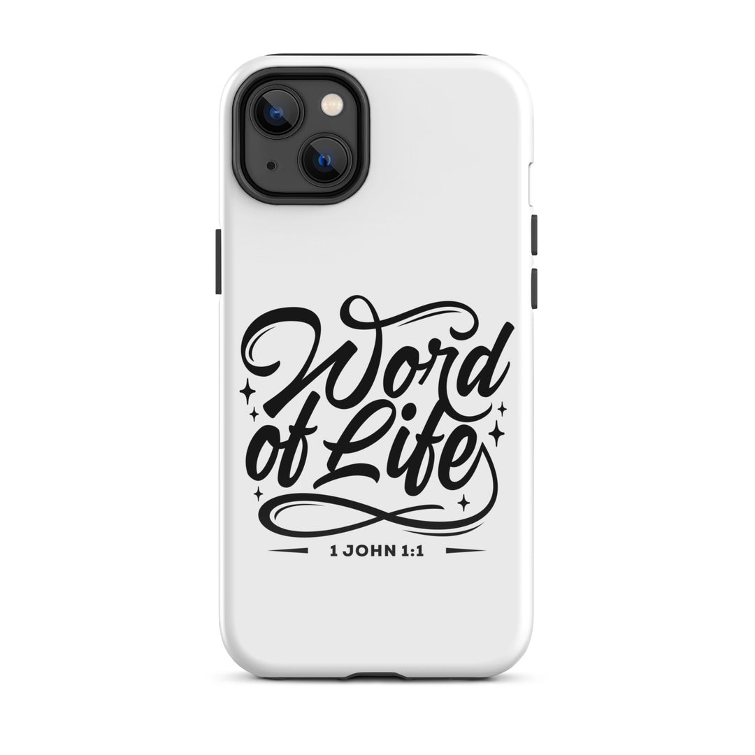 Christian Phone Case Word of Life White for iPhone® iPhone® Phone Cases Glossy iPhone 14 Plus 