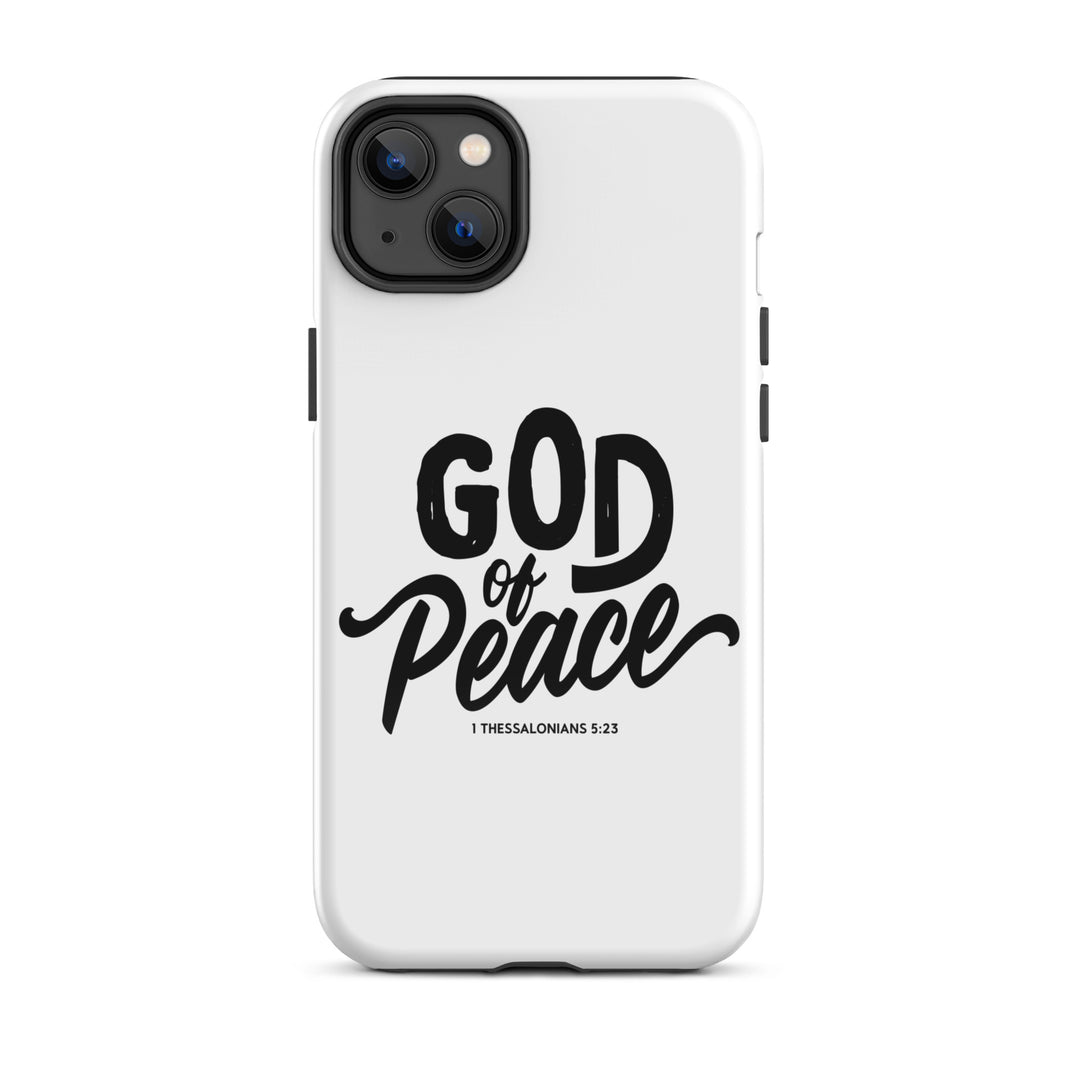 Christian Phone Case God of Peace White for iPhone® iPhone® Phone Cases Glossy iPhone 14 Plus 