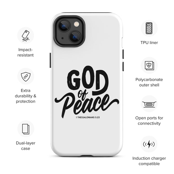 Christian Phone Case God of Peace White for iPhone® iPhone® Phone Cases   