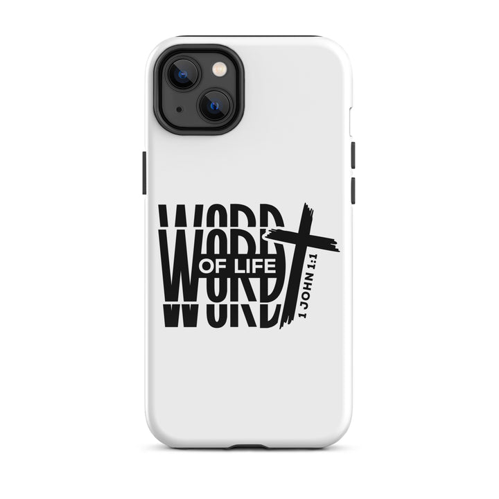 Christian Phone Case Word of Life White for iPhone® iPhone® Phone Cases Glossy iPhone 14 Plus 