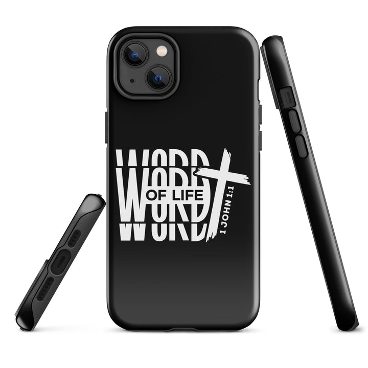 Christian Phone Case Word of Life Black for iPhone® iPhone® Phone Cases   