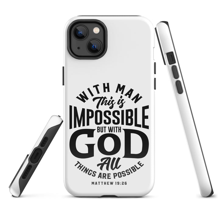 Christian Phone Case All Things Possible White for iPhone® iPhone® Phone Cases   