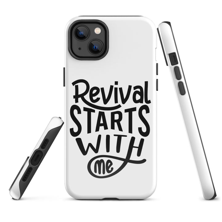 Christian Phone Case Revival Starts With Me White for iPhone® iPhone® Phone Cases   