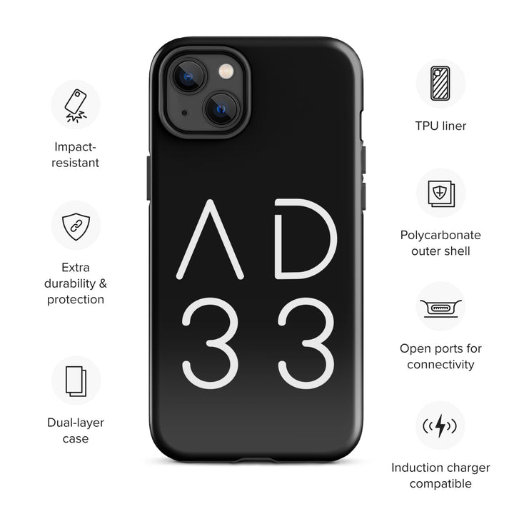 Christian Phone Case AD 33 Black for iPhone® iPhone® Phone Cases   