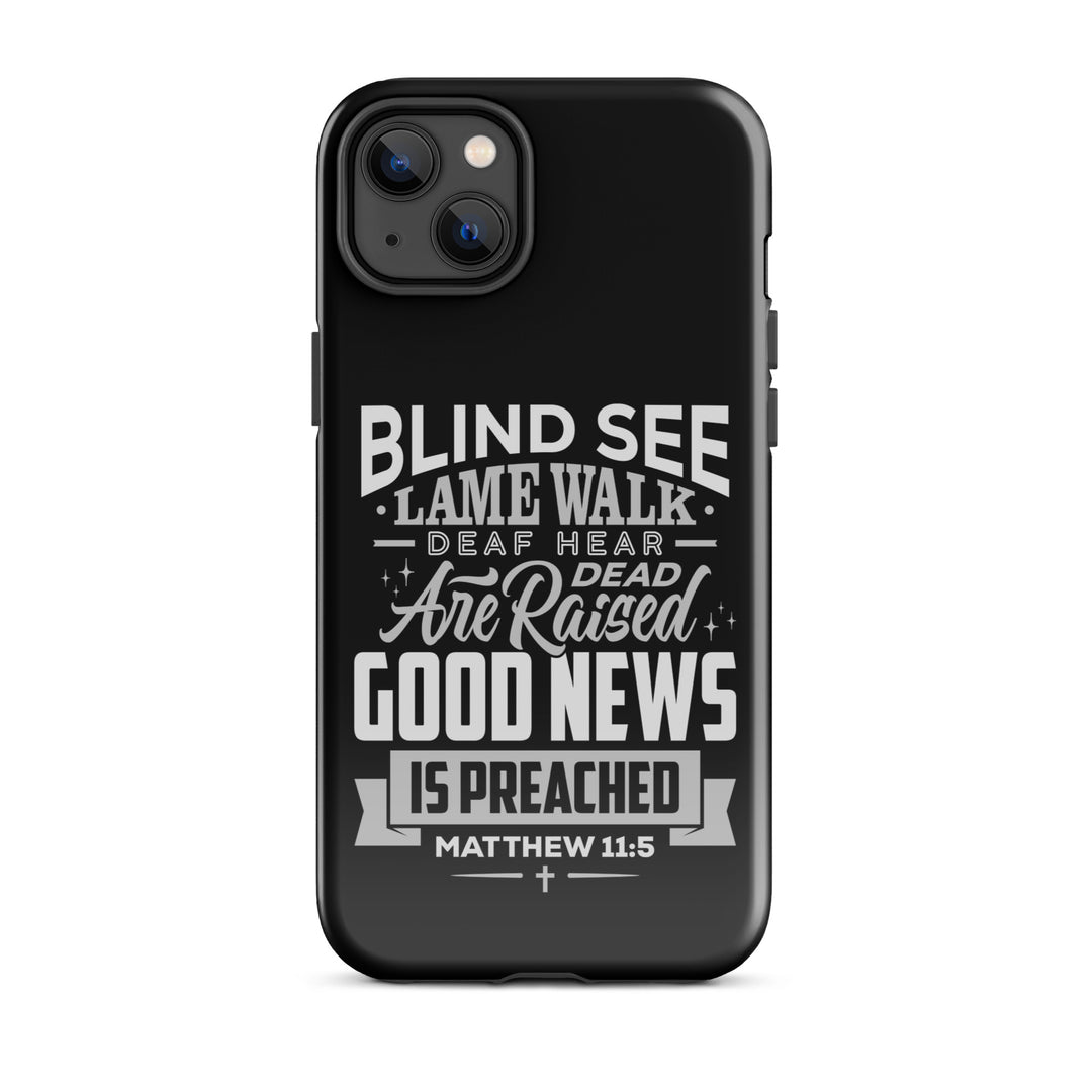 Christian Phone Case Go Tell John Black for iPhone® iPhone® Phone Cases Glossy iPhone 14 Plus 