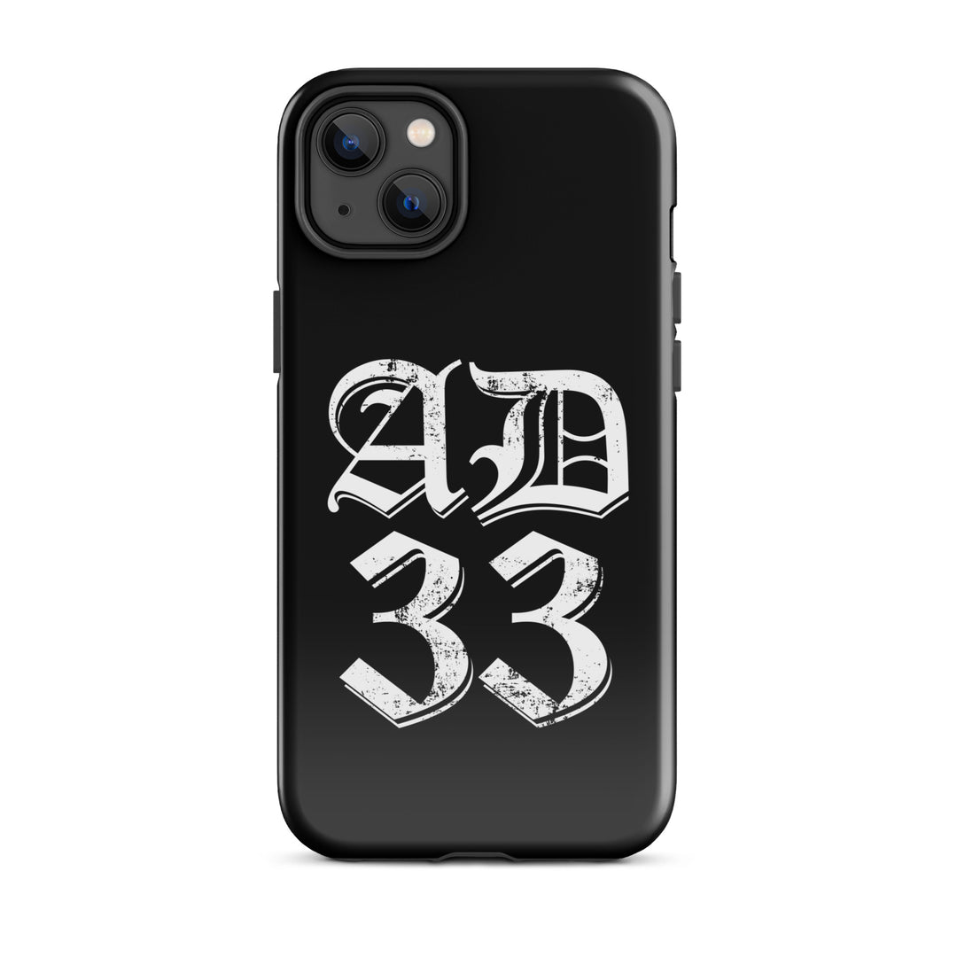 Christian Phone Case AD 33 Old English Black for iPhone® iPhone® Phone Cases Glossy iPhone 14 Plus 