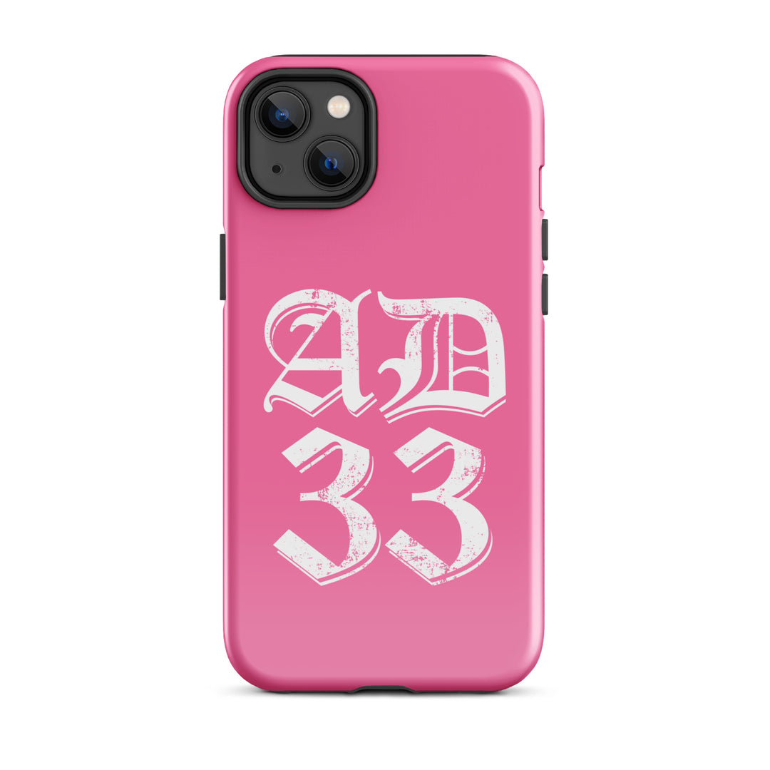 Christian Phone Case AD 33 Old English Pink for iPhone® iPhone® Phone Cases Glossy iPhone 14 Plus 