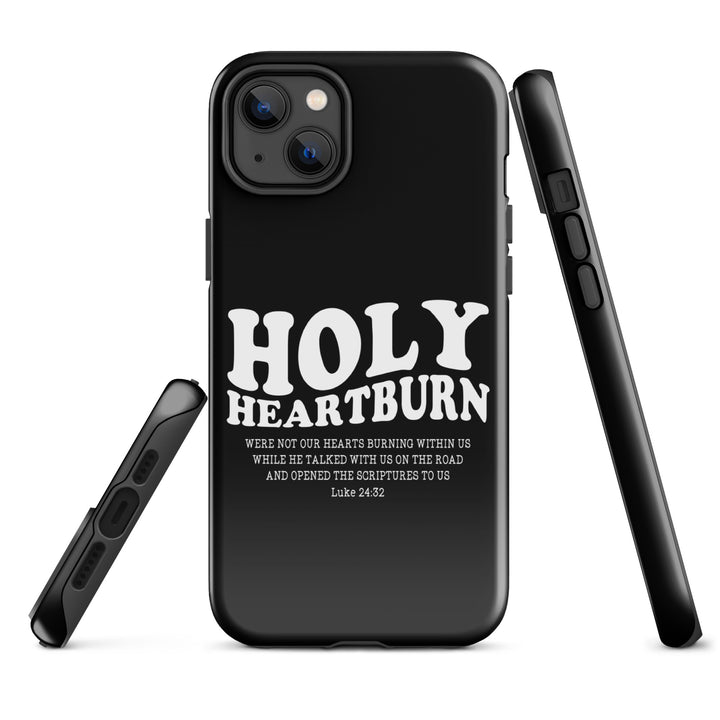 Christian Phone Case Holy Heartburn Black for iPhone® iPhone® Phone Cases   