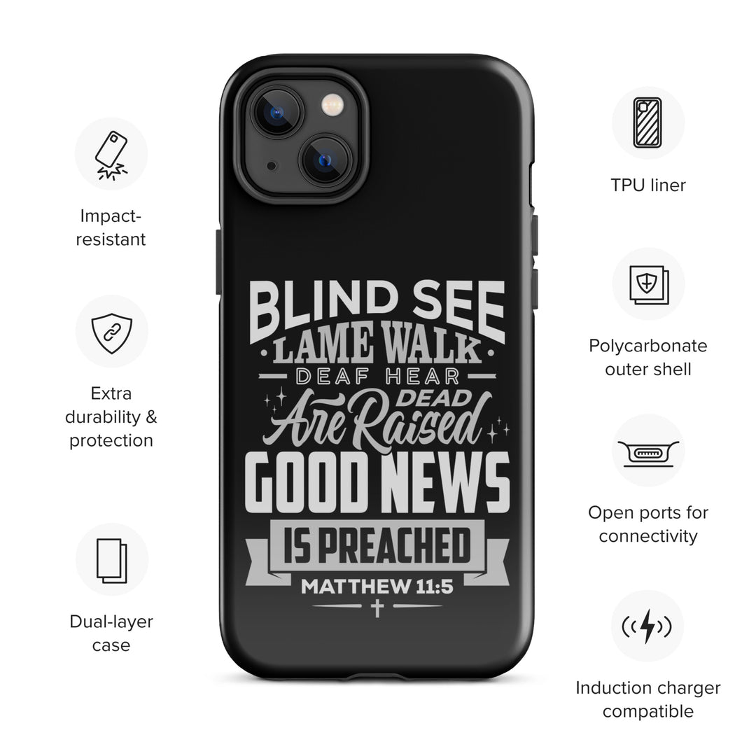 Christian Phone Case Go Tell John Black for iPhone® iPhone® Phone Cases   