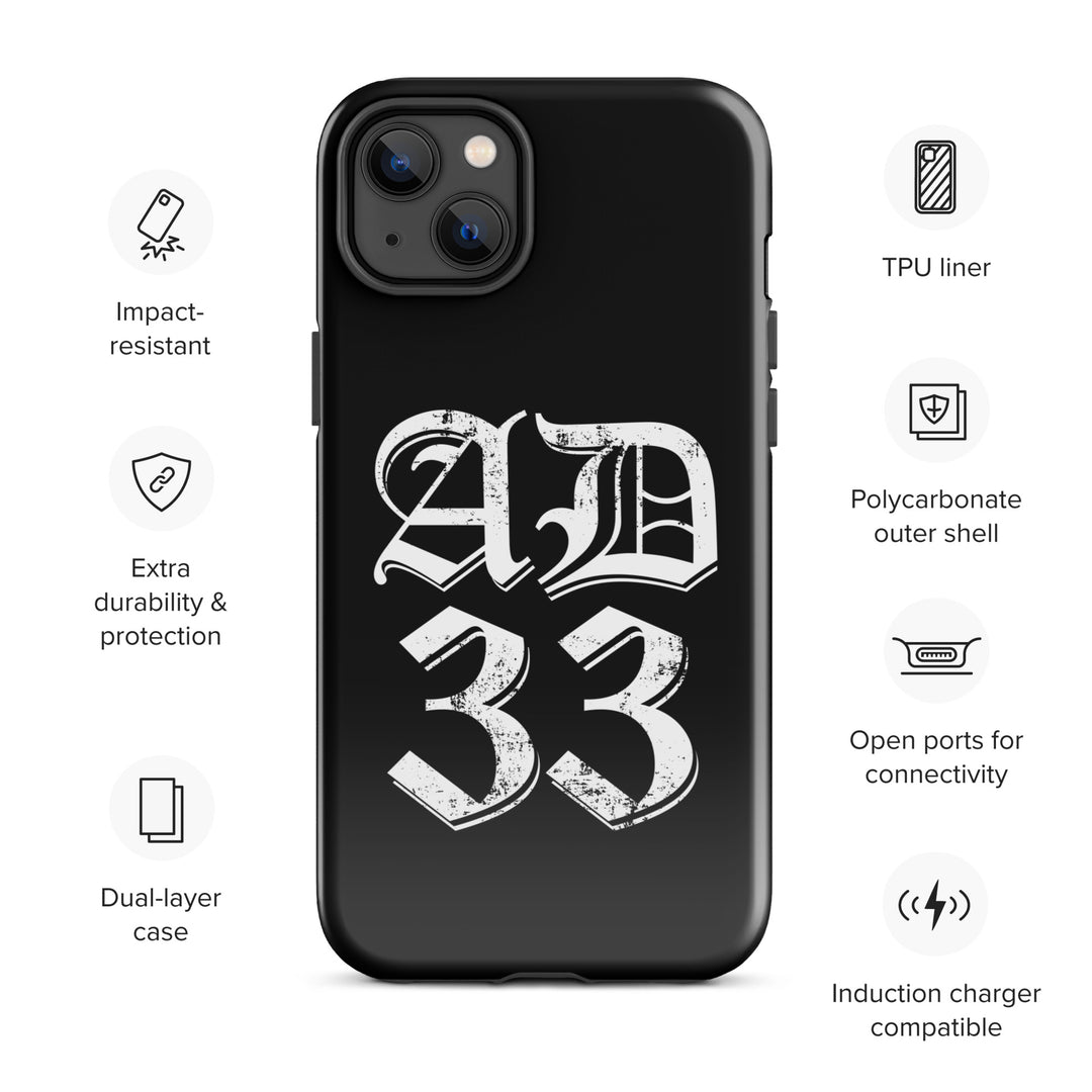 Christian Phone Case AD 33 Old English Black for iPhone® iPhone® Phone Cases   