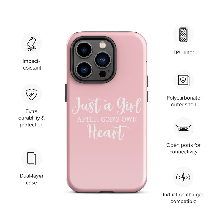 Christian Phone Case Girl After God's Heart for iPhone® iPhone® Phone Cases   