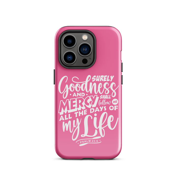 Christian Phone Case Goodness and Mercy for iPhone® iPhone® Phone Cases Glossy iPhone 14 Pro 