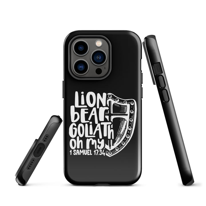 Christian Phone Case Lion Bear Goliath Oh My for iPhone® iPhone® Phone Cases   