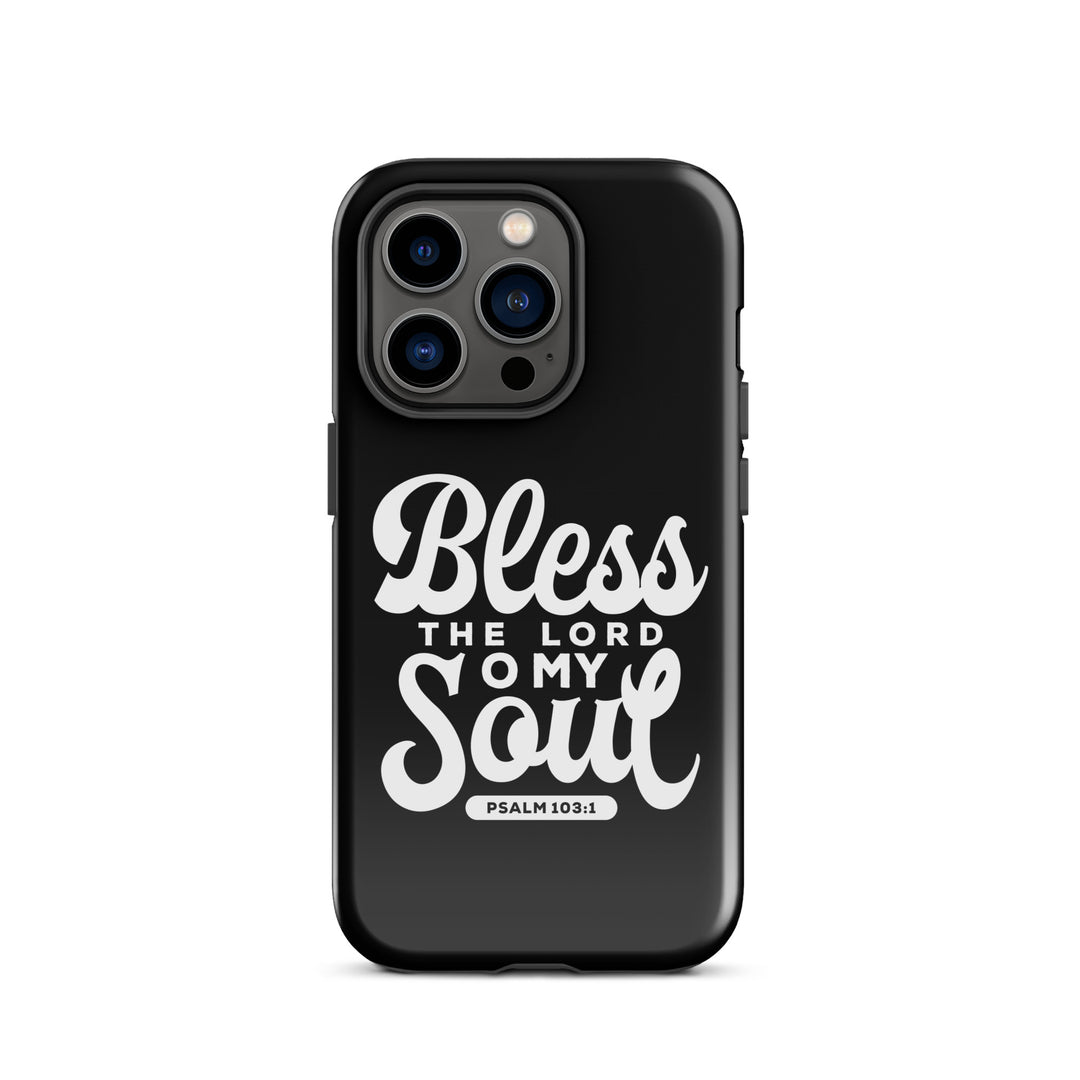 Christian Phone Case Bless The Lord Tough for iPhone® iPhone® Phone Cases Glossy iPhone 14 Pro 