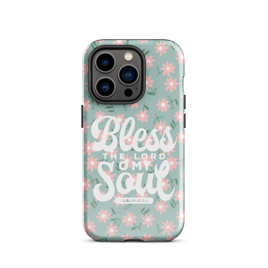 Christian Phone Case Bless The Lord Daisy for iPhone® iPhone® Phone Cases Glossy iPhone 14 Pro 