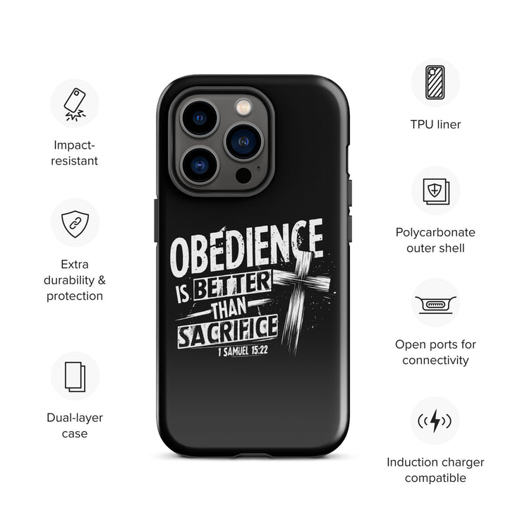 Christian Phone Case Obedience Is Better for iPhone® iPhone® Phone Cases   