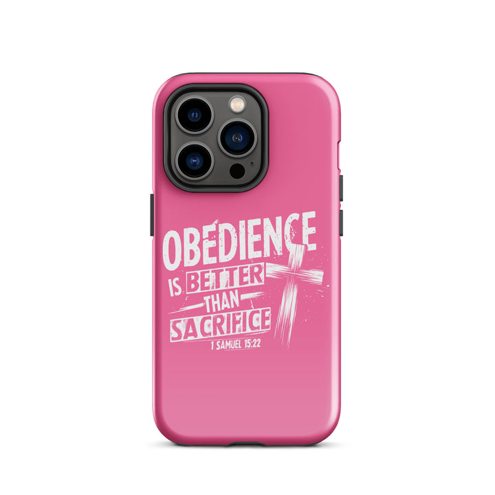 Christian Phone Case Obedience IS Better for iPhone® iPhone® Phone Cases Glossy iPhone 14 Pro 