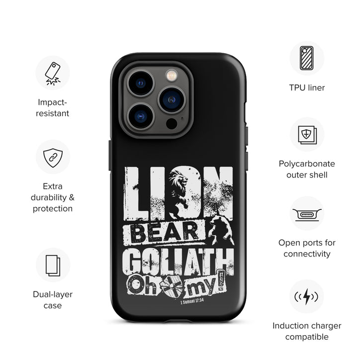 Christian Phone Case Lion Bear Goliath for iPhone® iPhone® Phone Cases   