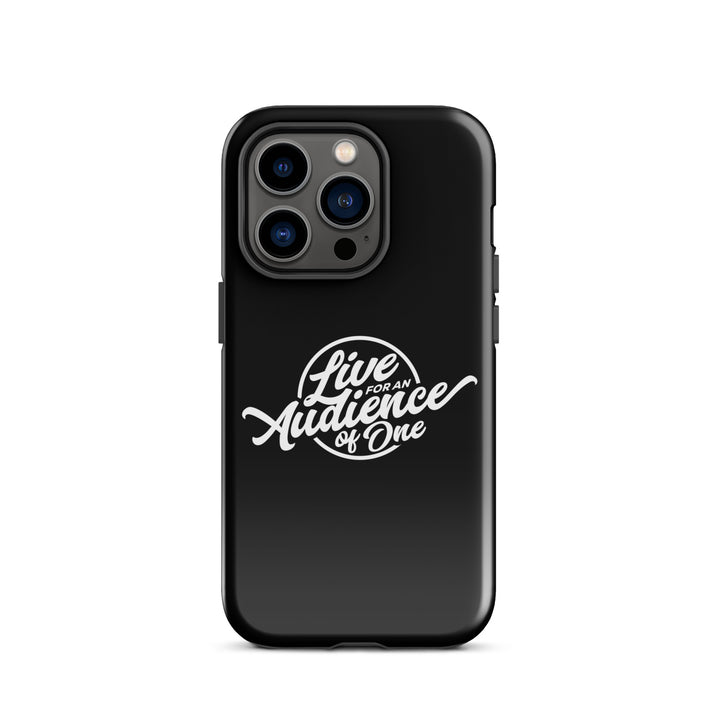 Christian Phone Case Audience of One Black for iPhone® iPhone® Phone Cases Glossy iPhone 14 Pro 