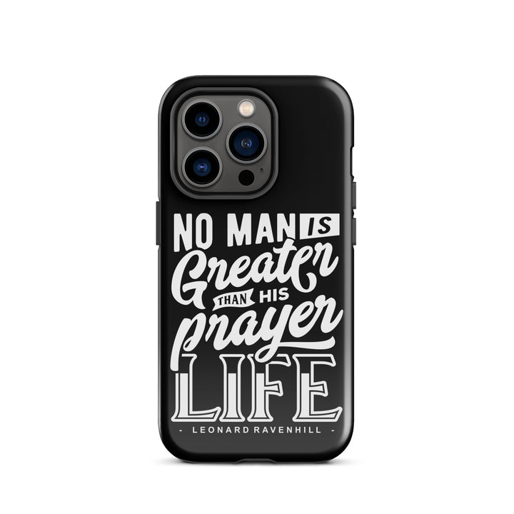 Christian Phone Case Prayer Life Black for iPhone® iPhone® Phone Cases Glossy iPhone 14 Pro 