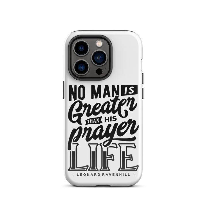 Christian Phone Case Prayer Life White for iPhone® iPhone® Phone Cases Glossy iPhone 14 Pro 