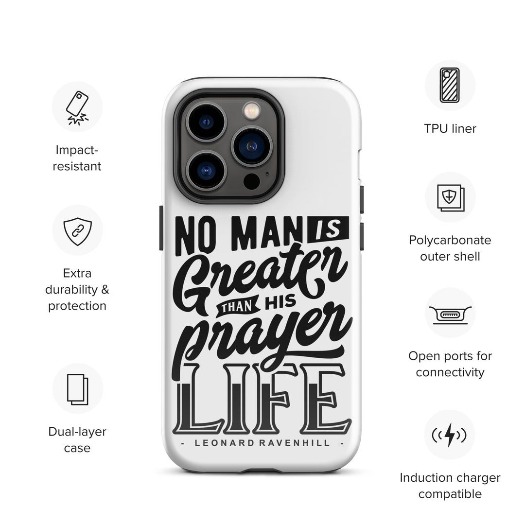 Christian Phone Case Prayer Life White for iPhone® iPhone® Phone Cases   