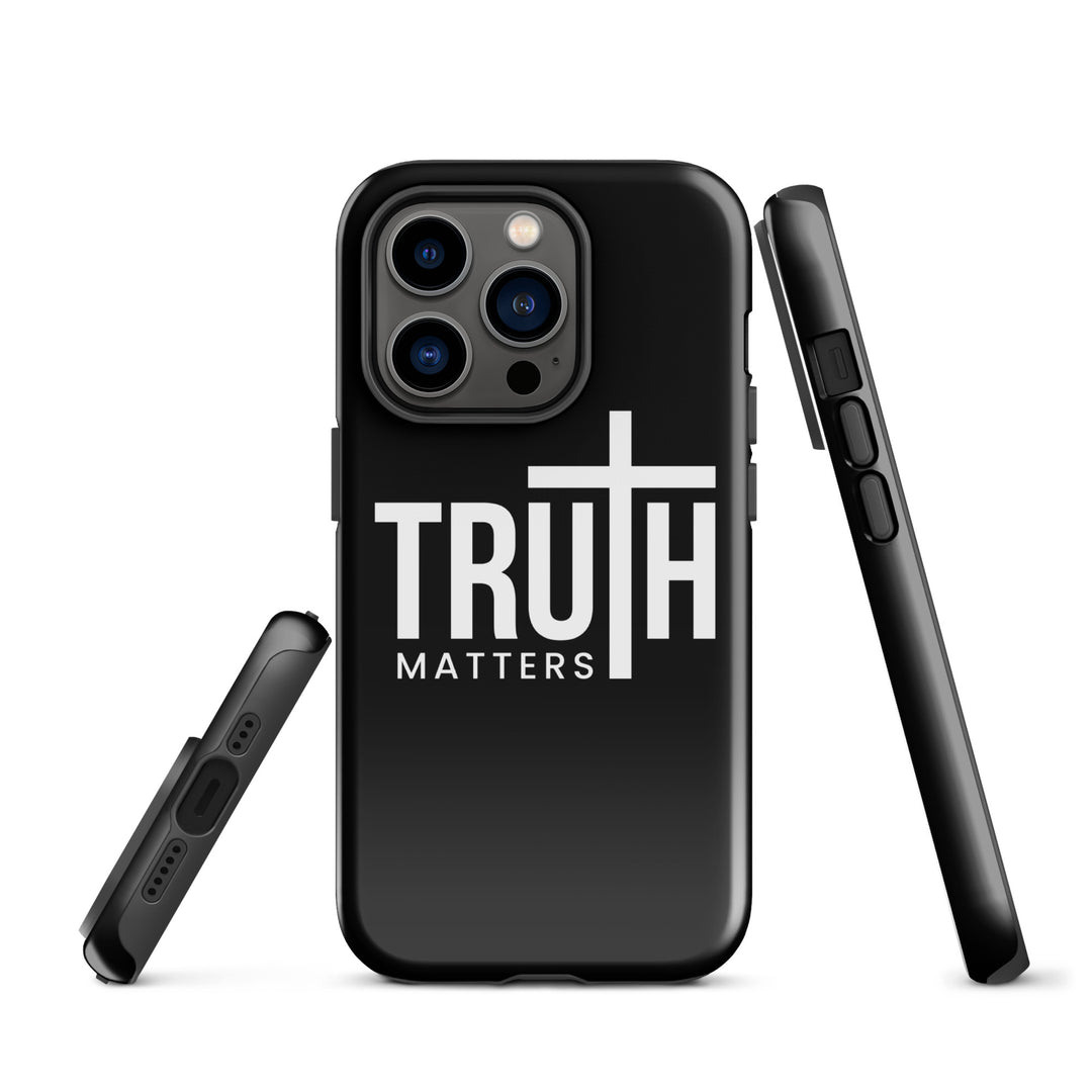 Christian Phone Case Truth Matters Black for iPhone® iPhone® Phone Cases   