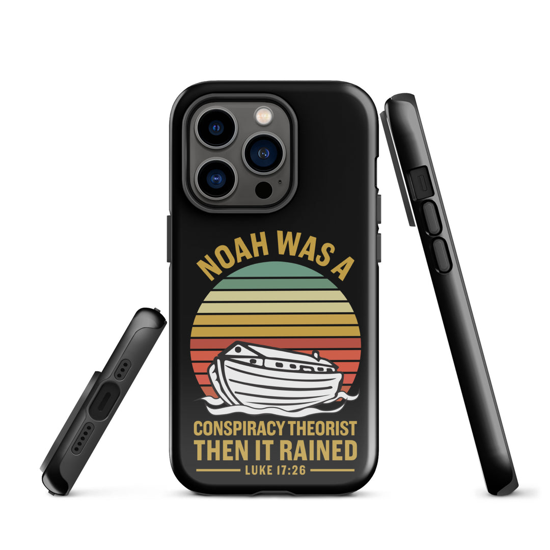 Christian Phone Case Noah Conspiracy Black for iPhone® iPhone® Phone Cases   