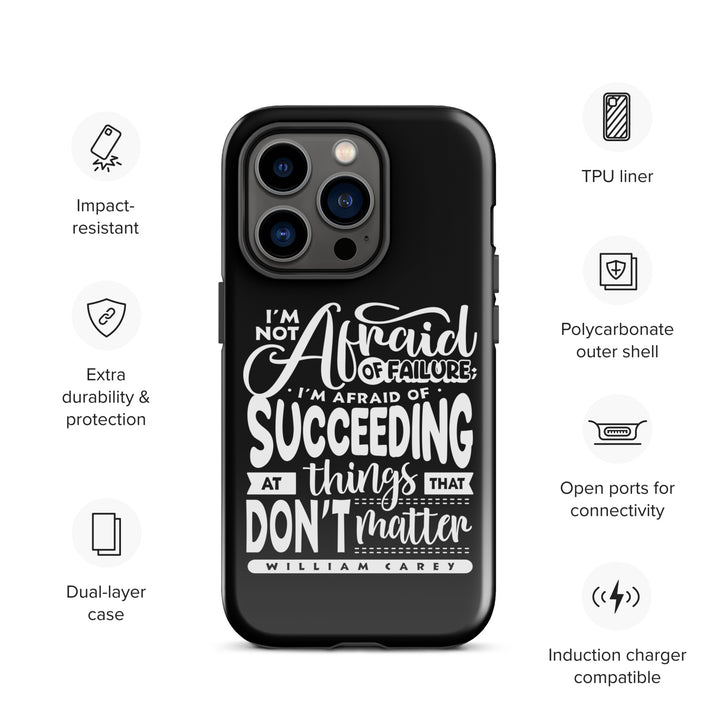 Christian Phone Case Things That Matter Black for iPhone® iPhone® Phone Cases   