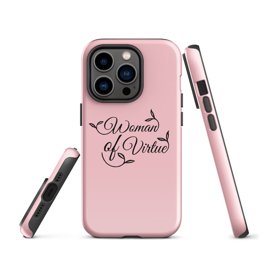 Christian Phone Case Woman of Virtue Pink for iPhone® iPhone® Phone Cases   