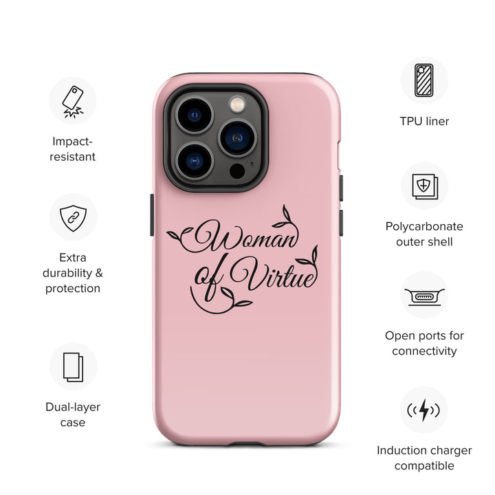 Christian Phone Case Woman of Virtue Pink for iPhone® iPhone® Phone Cases   