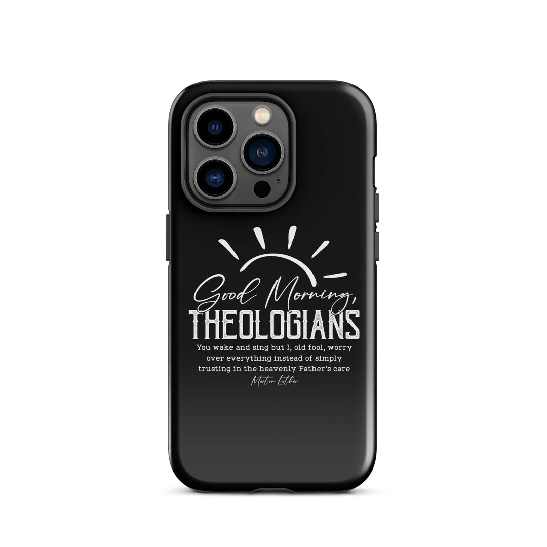 Christian Phone Case Luther's Theologians Black for iPhone® iPhone® Phone Cases Glossy iPhone 14 Pro 