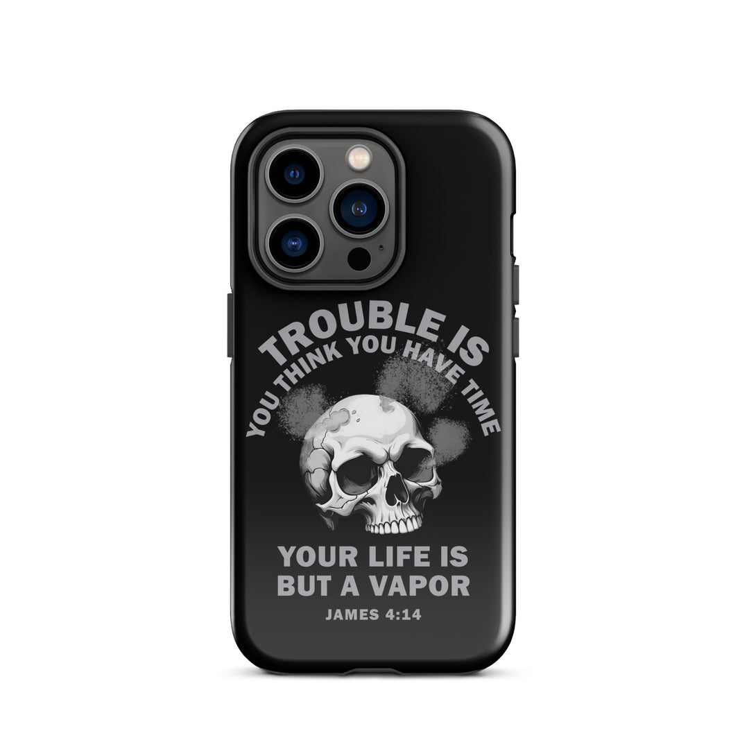 Christian Phone Case Life Is Vapor Black for iPhone® iPhone® Phone Cases Glossy iPhone 14 Pro 