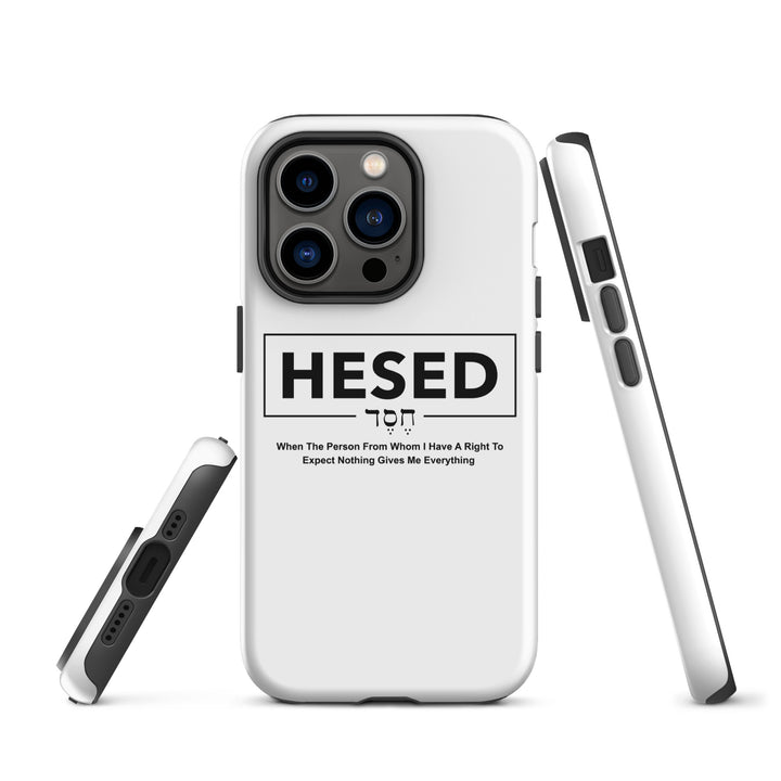 Christian Phone Case Hesed Everything White for iPhone® iPhone® Phone Cases   