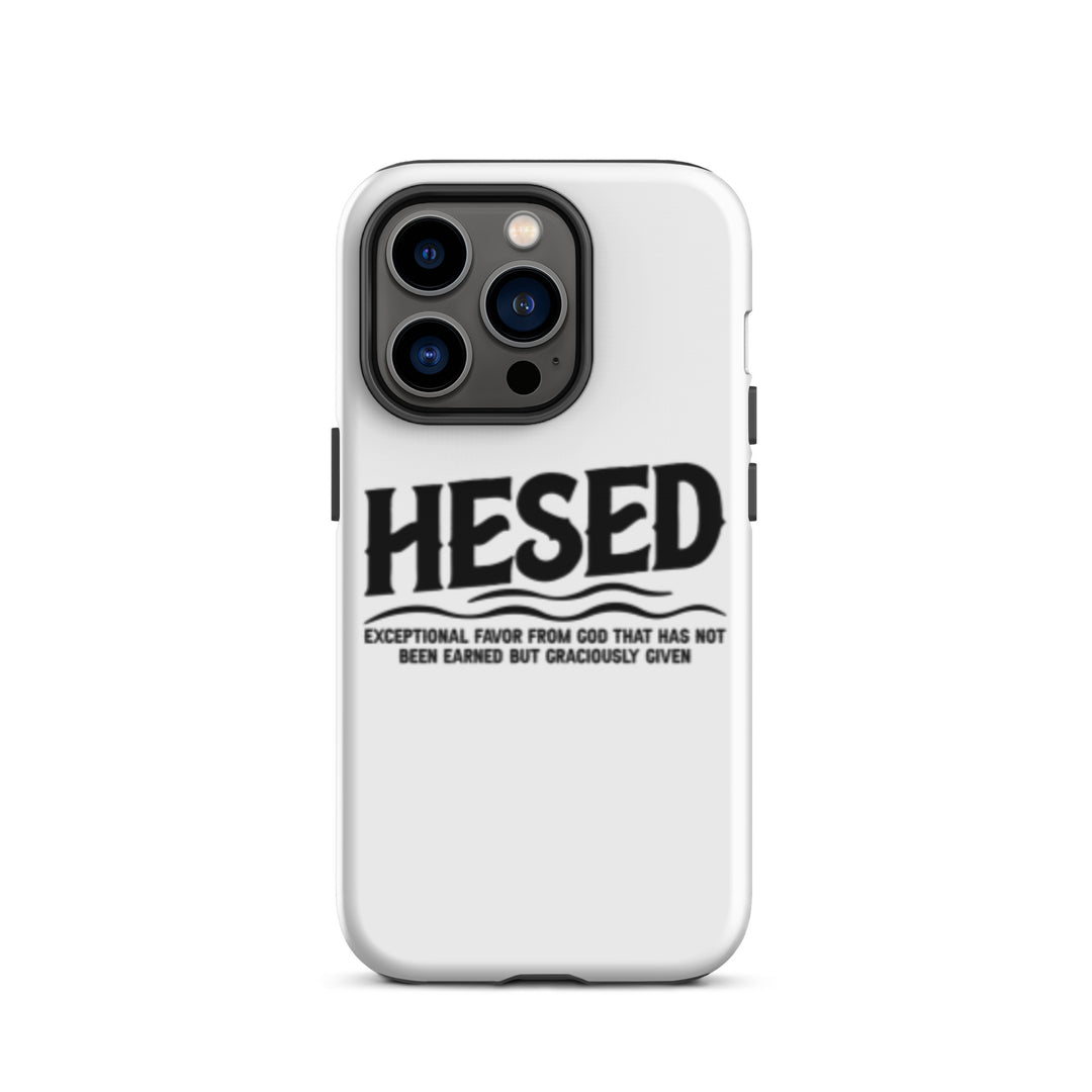 Christian Phone Case Hesed Exceptional Favor White for iPhone® iPhone® Phone Cases Glossy iPhone 14 Pro 